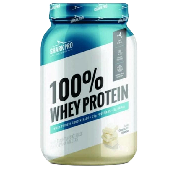100% WHEY PROTEIN 900G POTE - SHARK PRO