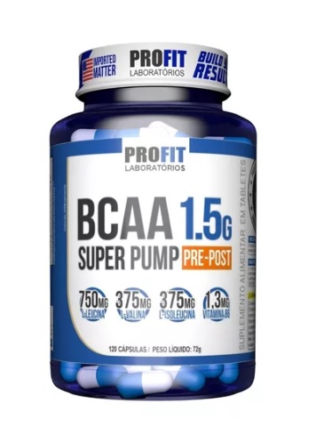 BCAA 1.5 SUPER PUMP 120 CAPS - PROFIT