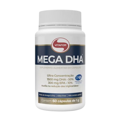 Ômega Mega DHA - 60 cap - Vitafor