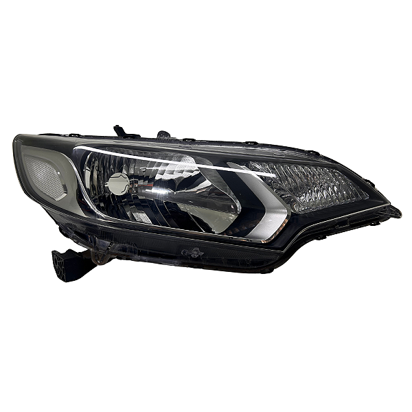 Farol direito Honda Fit 2015 a 2021 Mascara Negra original