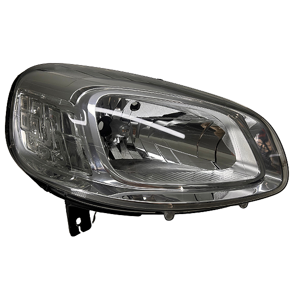 Farol Direito Fiat Uno 2015 17 18 19 2021 Cromado Original