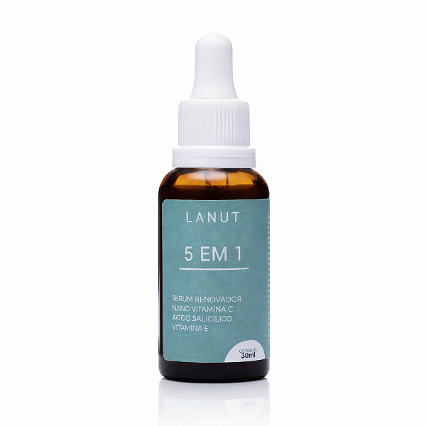 Sérum com Ácido Salicílico e Vitamina C - 5 EM 1