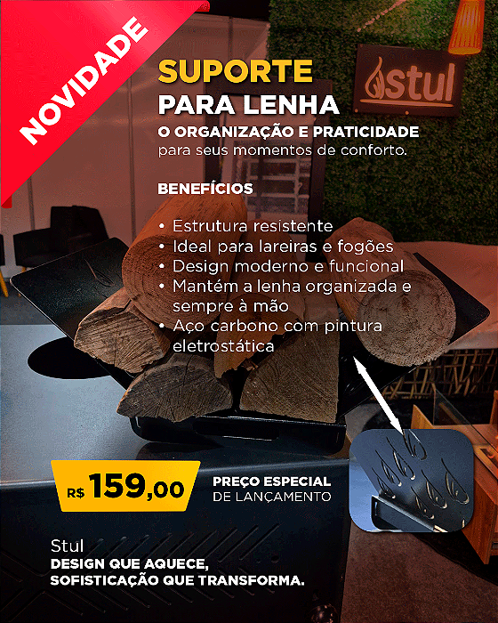 Suporte de Lenha Stul