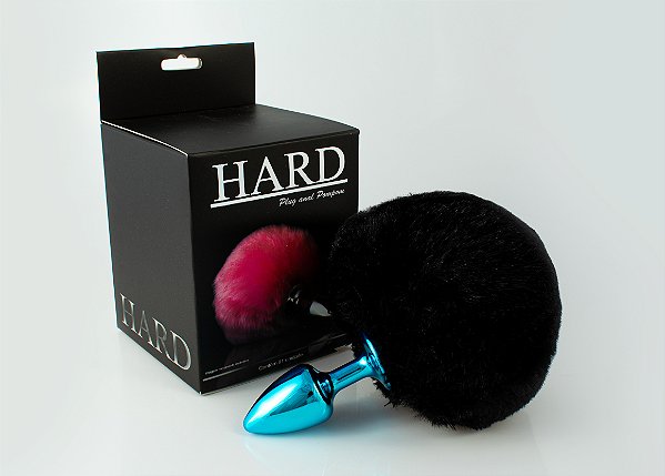 Plug Íntimo 100gr P com Pompom Cor Escura