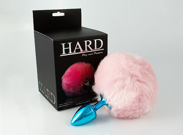 Plug Íntimo 100gr P com Pompom Cor Rosa
