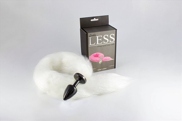 Plug LESS P Preto com Rabo