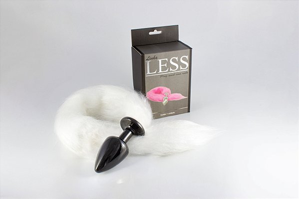 Plug LESS G Preto com Rabo