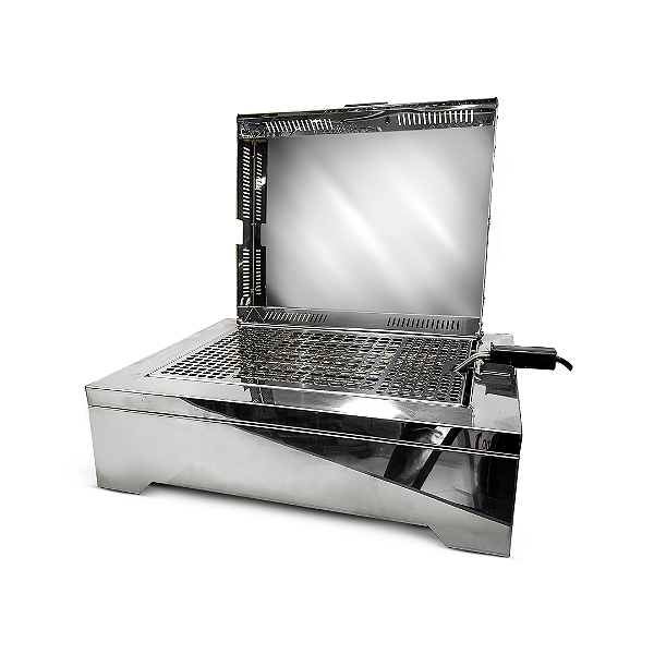 Churrasqueira Elétrica Portátil de Inox