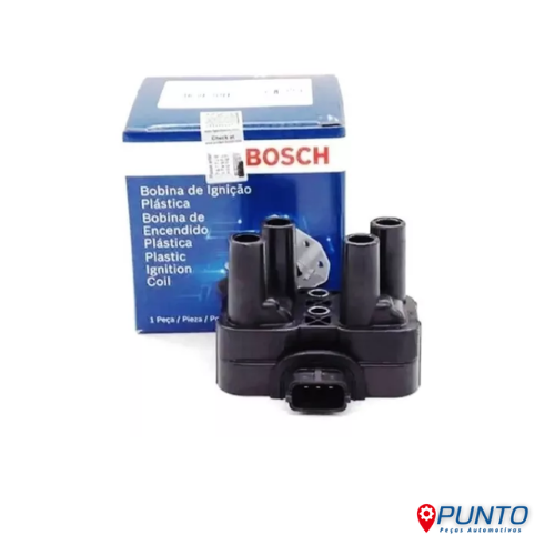 Bobina de Ignicao Mobi Palio Uno Vivace Bosch F000ZS0235