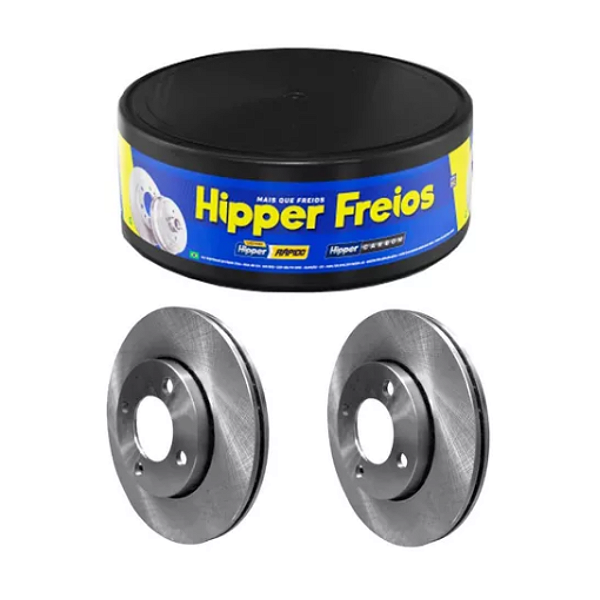 Disco de Freio Ventilado S/Cubo Aircross C3 C4 106 Par HF752 / D695C