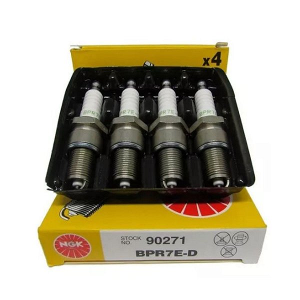 Vela de Ignição Uno Templa Kadett Monza  Jg Ngk BPR7ED