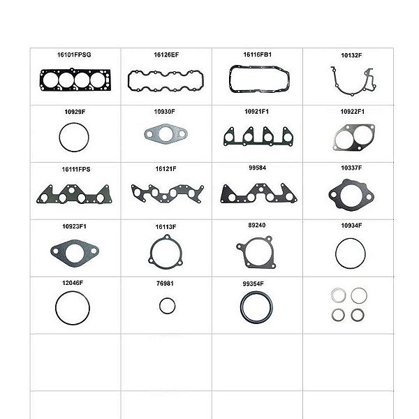 JG JUNTA MOTOR GM MONZA/KADETT/IPANEMA 91/96 2.0 OMEGA 92/96 2.0 (T240200)