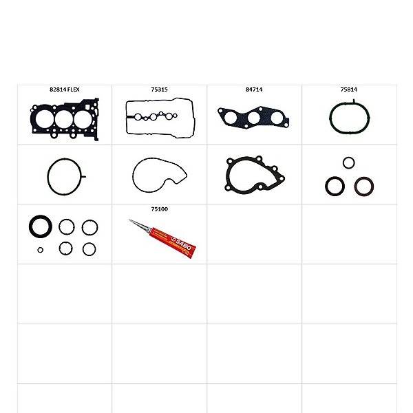 JG JUNTA MOTOR IMP HB20/PICANTO 1.0 12V 3CLI S/RETENTOR
