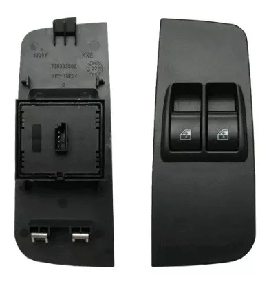 BOTAO VIDRO ELETRICO FT PALIO 03/STANDARD DIANT. LE 2P DUPLO(QUADRADO)