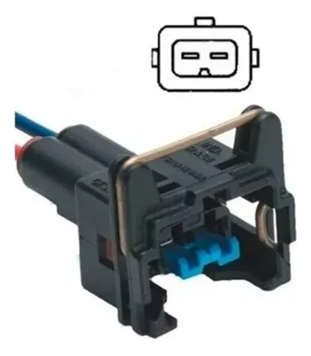 CHICOTE CONECTOR SENSOR TEMPERATURA/ATUADOR MARCHA LENTA/SENSOR ROTACAO 2 VIAS (TC1005)(ETE7743)