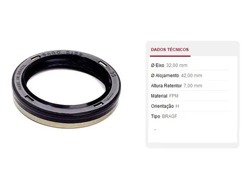 RETENTOR COMANDO VW GOL/FOX /POLO/VOYAGE/SAVEIRO/KOMBI/GOLF 1.0/1.4/1.6 8V AT POWER/EA111 16V