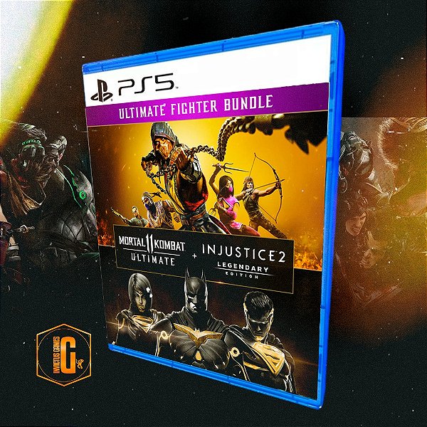 MORTAL KOMBAT 11 ULTIMATE + INJUSTICE 2 ED. LEMDÁRIA PARA PS5 - MÍDIA DIGITAL