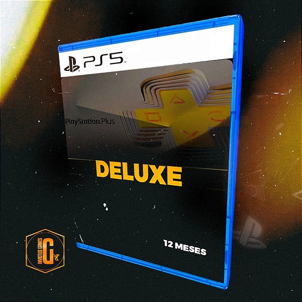 PSN PLUS DELUXE DE UM ANO PARA PS5