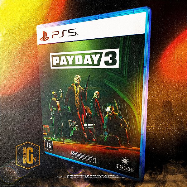 Payday 3 Para PS5 MÍDIA DIGITAL