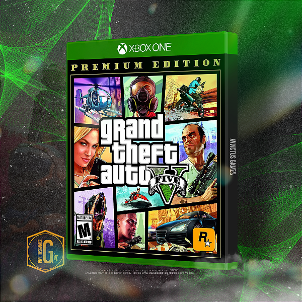 GRAND THEFT AUTO V – PREMIUM EDITION PARA Xbox ONE MÍDIA DIGITAL