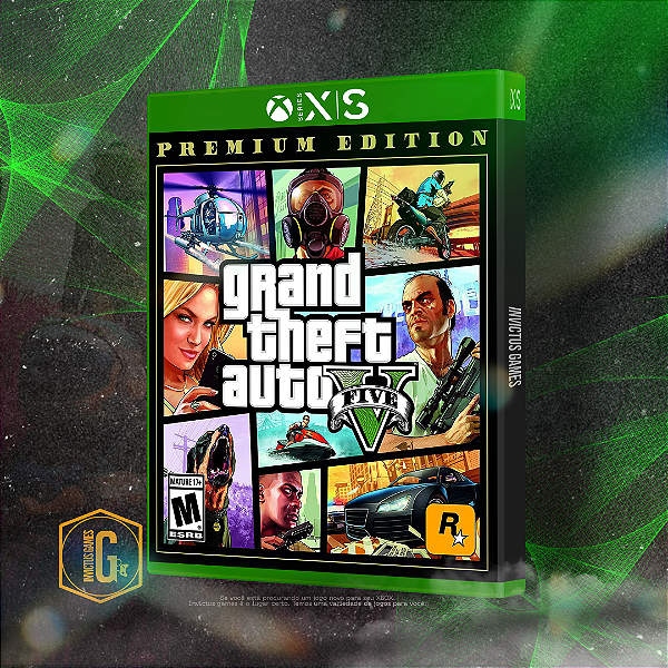 GRAND THEFT AUTO V – PREMIUM EDITION PARA Xbox Series X/S MÍDIA DIGITAL