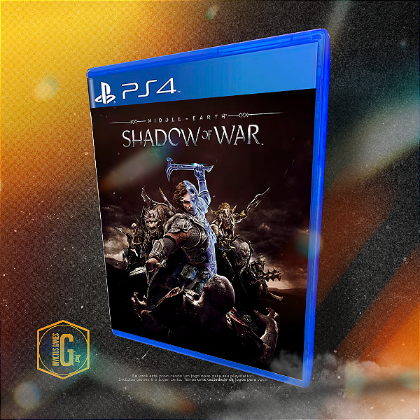 SHADOW OF WAR MIDIA DIGITAL PS4