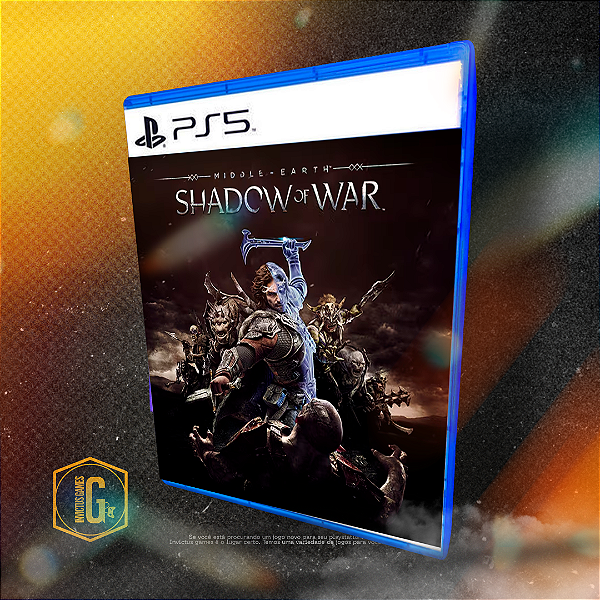 SHADOW OF WAR MIDIA DIGITAL PARA PS5