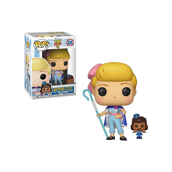 Funko Pop Bo Peep W/officer Giggle Mcdimples Toy Story #524