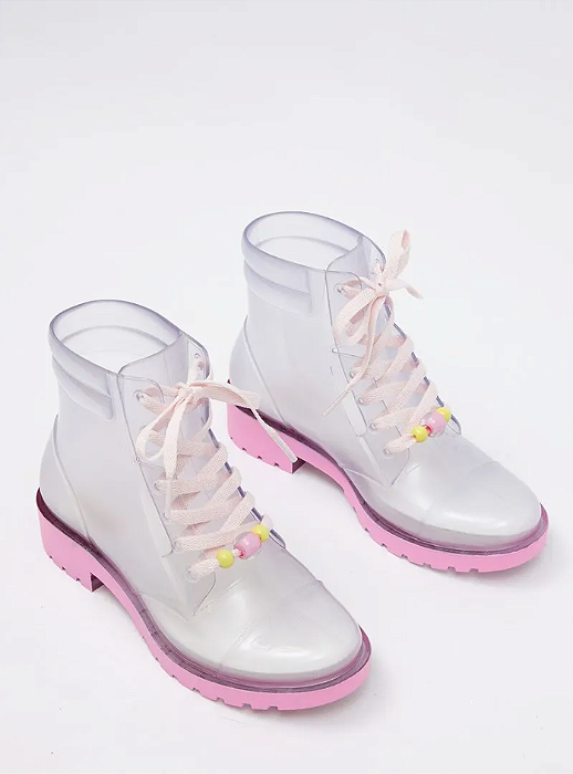 Petite Jolie Bota Infantil Transparente