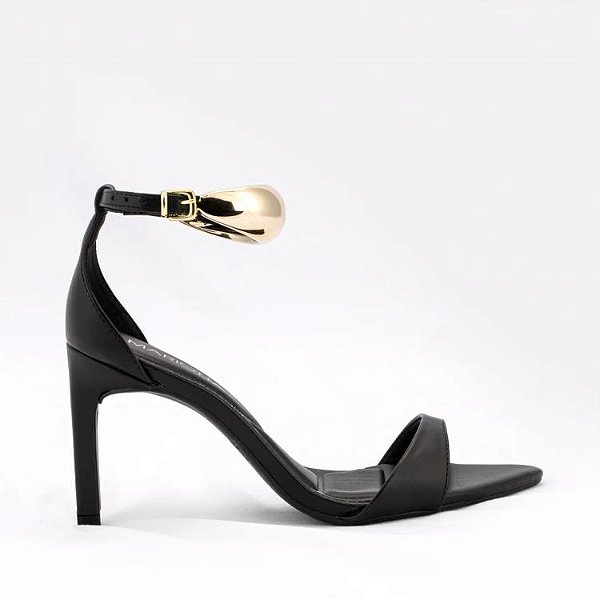 Mariotta Sandalia Metal Preto
