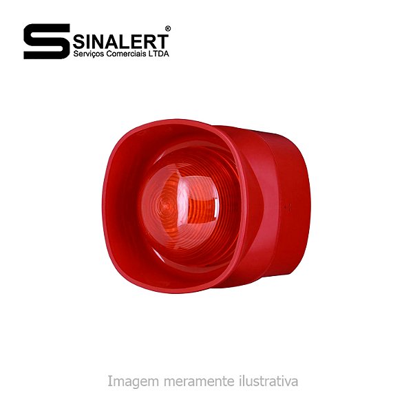 CASB383 - SIRENE AUDIO VISUAL ENDEREÇÁVEL COM FLASH EATON