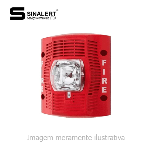 SPSR-SP - SIRENE AUDIOVISUAL COM AUTO FALANTE- SYSTEM SENSOR