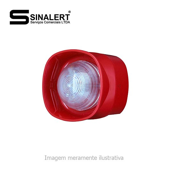 CASB393 - SIRENE AUDIO VISUAL ENDEREÇÁVEL COM FLASH EATON