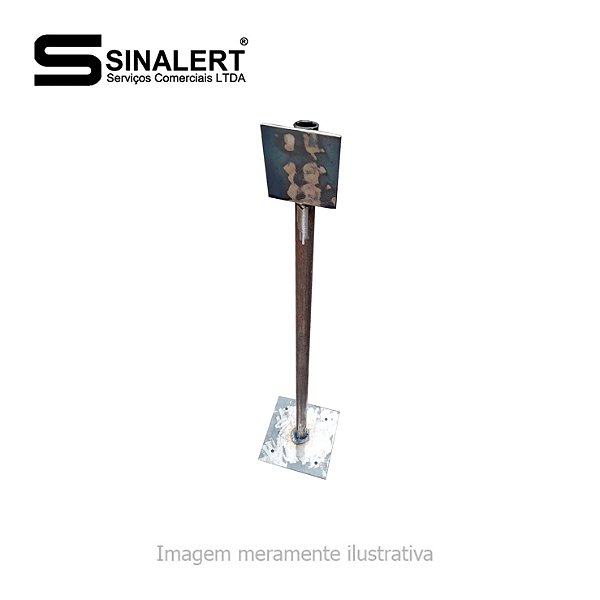 Suporte Metálico para Eletroímã de Porta Corta-Fogo