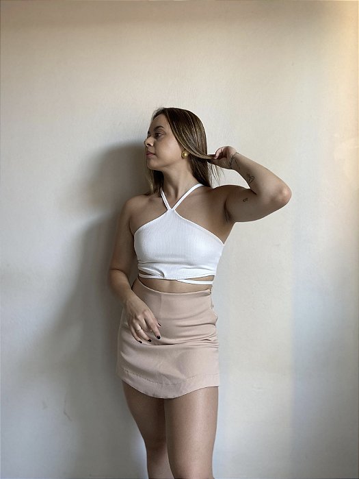SHORT SAIA BEGE VILLEA
