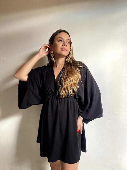 VESTIDO CURTO PRETO RAVEN