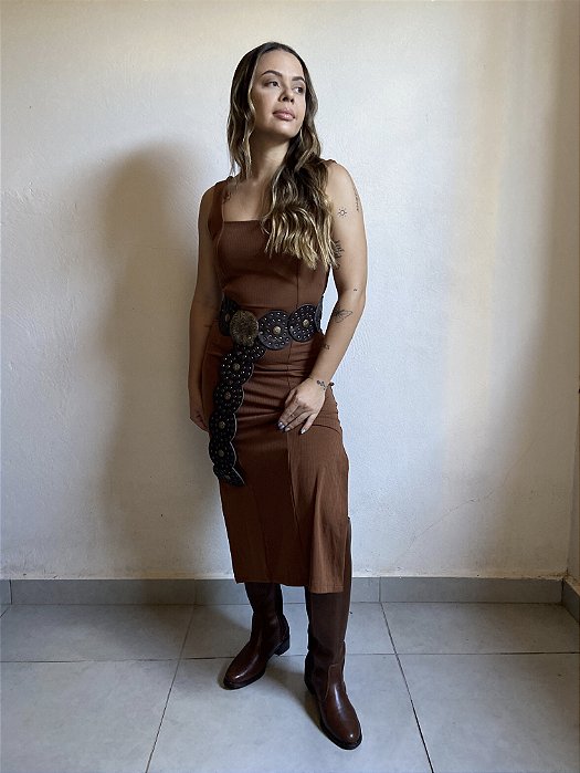 VESTIDO MIDI CAPUCCINO FORM