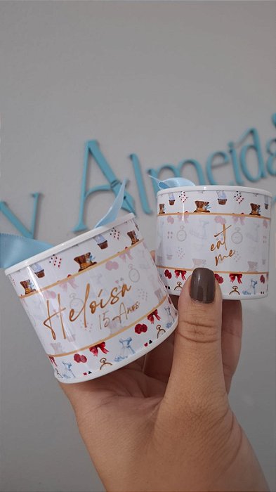 (Verniz) Mini Tubolata 6x5cm Personalizada