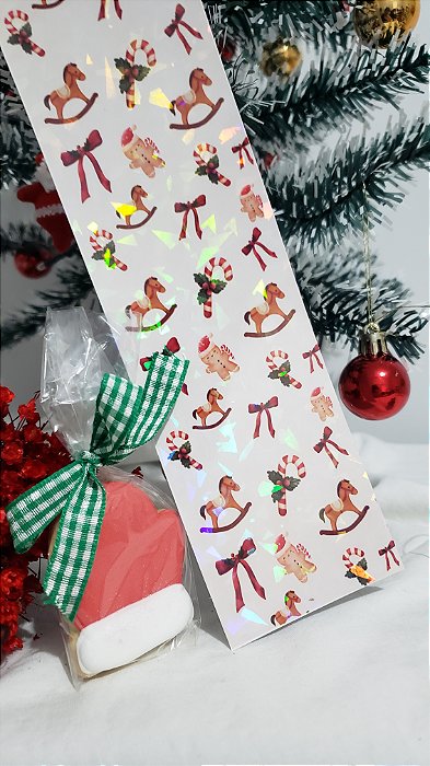 30 Tirinhas 6x25cm Natal Afeto
