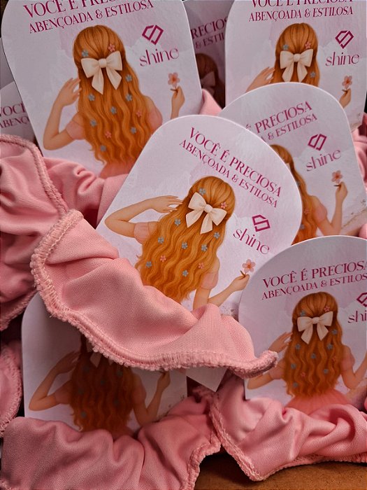 10 Cards personalizados com Scrunchie