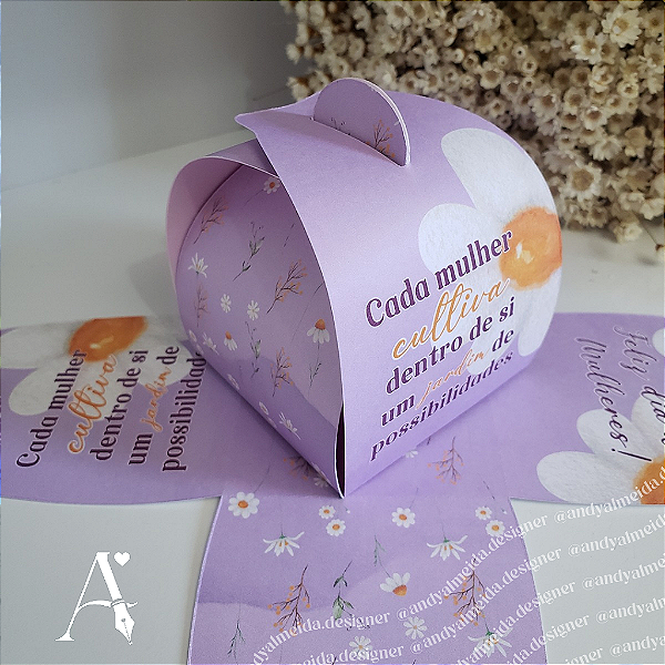 Caixinha bem casado - Estampa personalizada