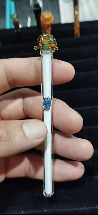 Piteira de Vidro Fosforescente Pote de Mel