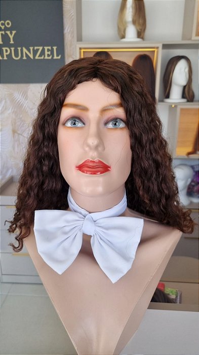 Topo de cabelo humano crespo
