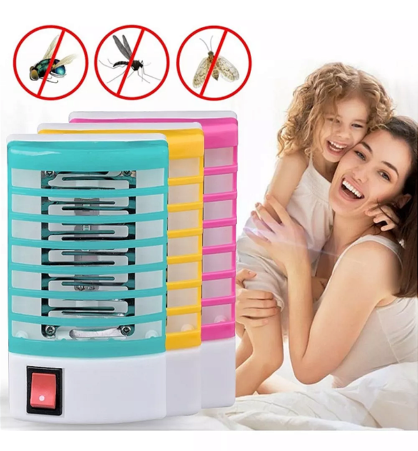 Luminaria Lampada Eletrica Mata Mosquitos E Moscas