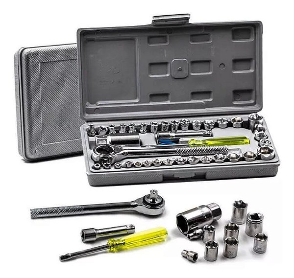 Kit ferramenta 40pecas Le-1908/bom-3906