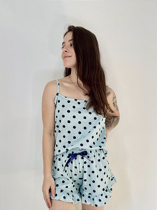 Conjunto Pijama Regata 100% Algodão