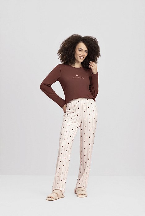 Pijama Algodão Coffe