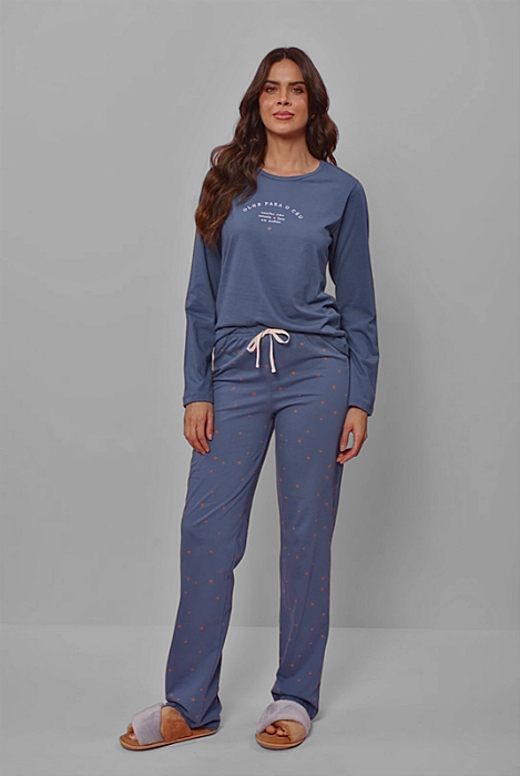 Pijama Algodão Estrela