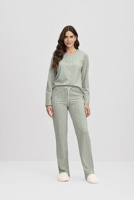 Pijama Algodão Coração