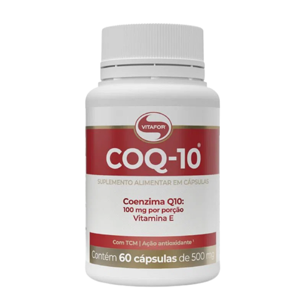 Coenzima Q10 Vitafor 100mg por porção 60 Cápsulas